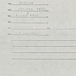 Eastern questionnaire, answ...