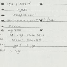 Western questionnaire, answ...