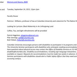 Announcements, 2013-09-24. ...