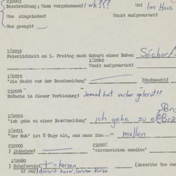 Western questionnaire, answ...