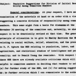 Memorandum from Samuel A. S...