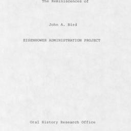 Reminiscences of John A. Bi...