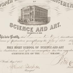 [Diploma granted to Lawrenc...