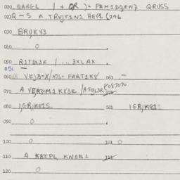 Eastern questionnaire, answ...