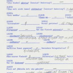 Western questionnaire, answ...