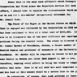 Letter from Charles Dollard...