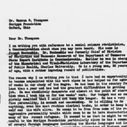 Letter from Samuel A. Stouf...