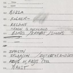Eastern questionnaire, answ...