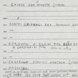 Eastern questionnaire, answ...