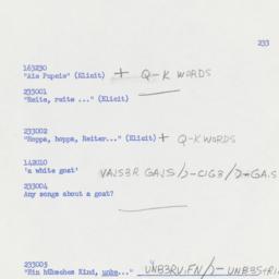 Western questionnaire, answ...