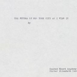 New York's Future as I ...