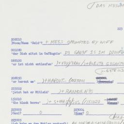 Western questionnaire, answ...