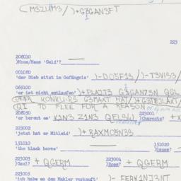 Western questionnaire, answ...