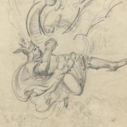 Viking Fighting with a Dragon