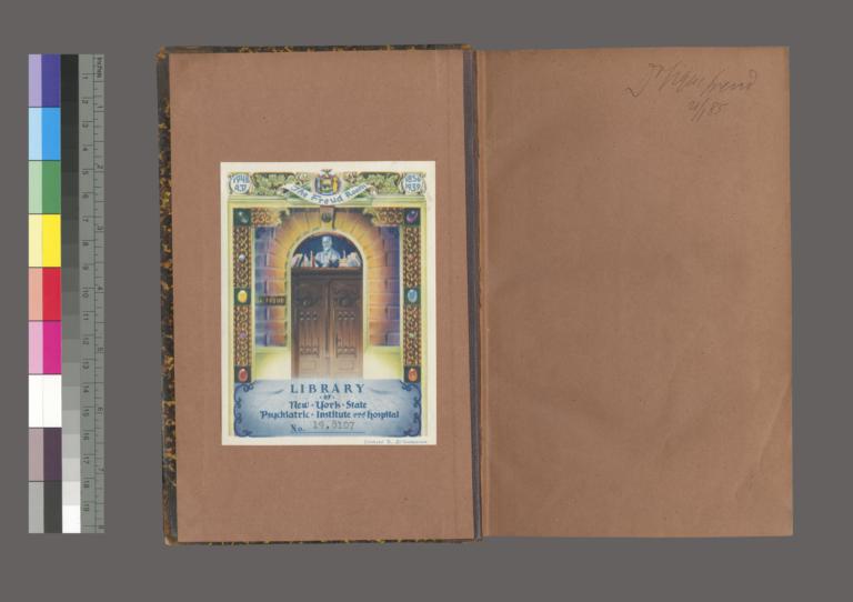 Inside front cover with bookplate