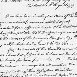 [Document, 1779 August 23]