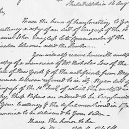 Document, 1779 August 16