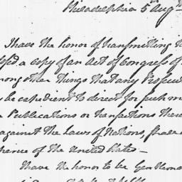 Document, 1779 August 05