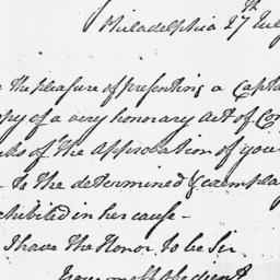 [Document, 1779 July 27]