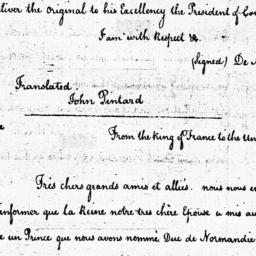 [Document, 1785 June 01]
