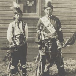 Native American Boys in Tra...