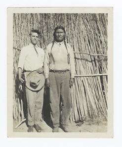 G.E.E. Lindquist with Native American Man