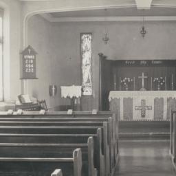 Interior of Anglican Chapel...
