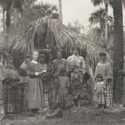 Group of Seminoles with a N...