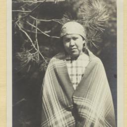 Young Kootenai Woman in Bla...