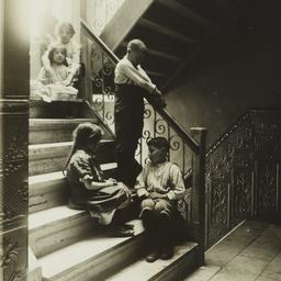 Children on Tenement Stairs