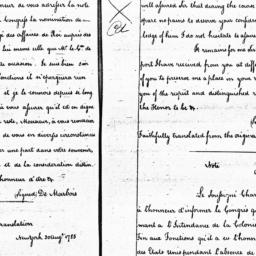 [Document, 1785 August 30]