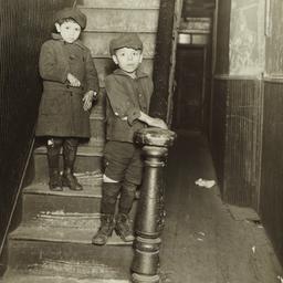 Boys on Tenement Stairs