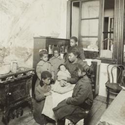 Woman with Six Children