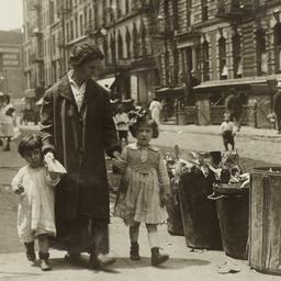 Woman with Two Children and...