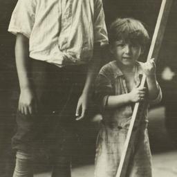 Boy with Piece of Wood