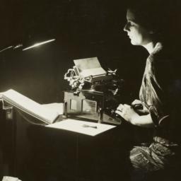 Woman with Typewriter