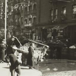 Man with Cane at Corner of ...