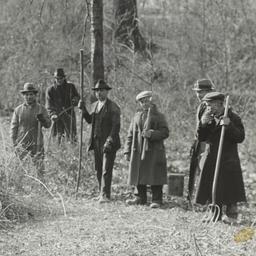 Men Burning Brush