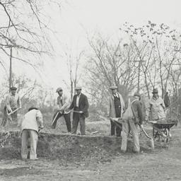 Men Clearing Rocks