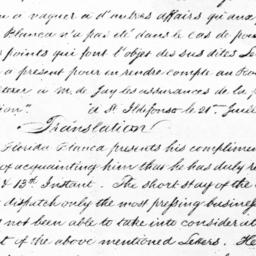 [Document, 1781 July 21]