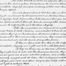 [Document, 1781 October 09]