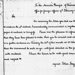 [Document, 1788 February 19]