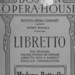 Madama Butterfly. Libretto