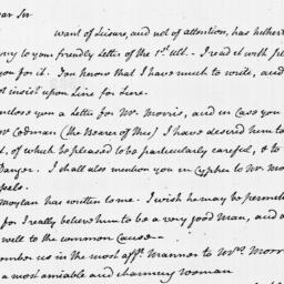 [Document, 1782 February 05]