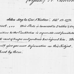Document, 1779 February 19