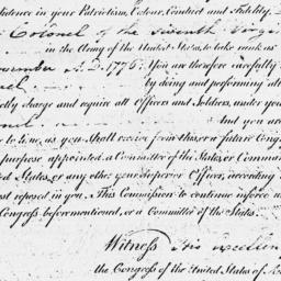 Document, 1779 March 20