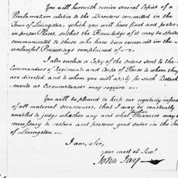 [Document, 1798 March 03]