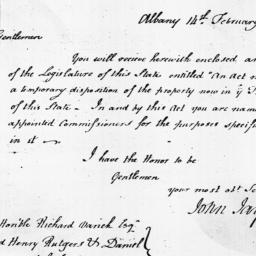 [Document, 1798 February 14]