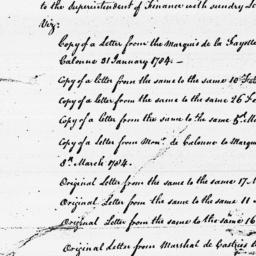[Document, 1785 February 09]