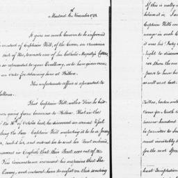 [Document, 1781 November 06]